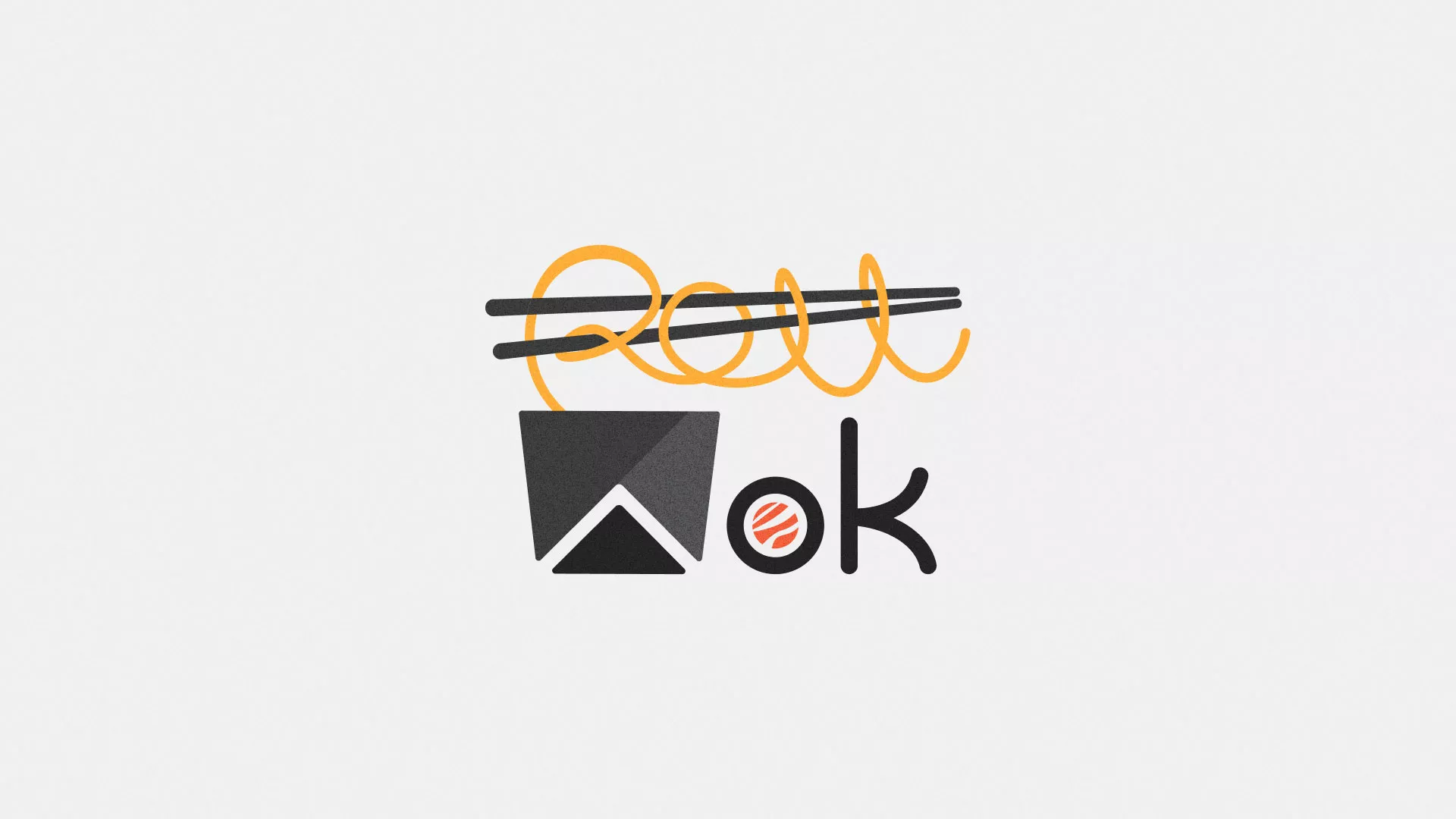 Разработка логотипа в Нефтегорске для суши-бара «Roll Wok Club»